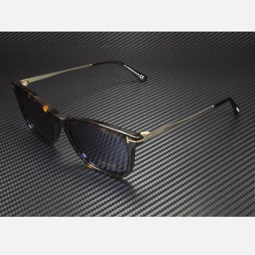 Tom Ford Dark Havana Men's 53mm Sunglasses